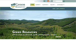 Desktop Screenshot of greenresources.no