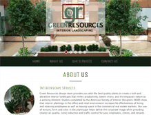 Tablet Screenshot of greenresources.net